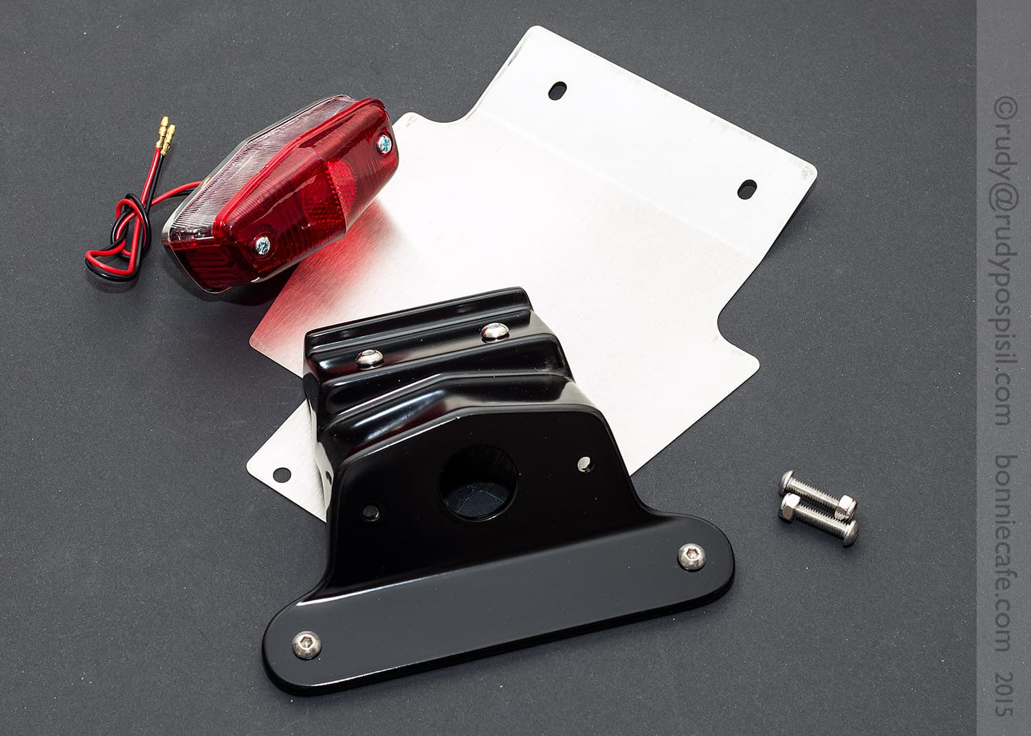 BONNIE MOD #16 Maund Speed Fender Eliminator Kit + New Bonneville Wiring Harness